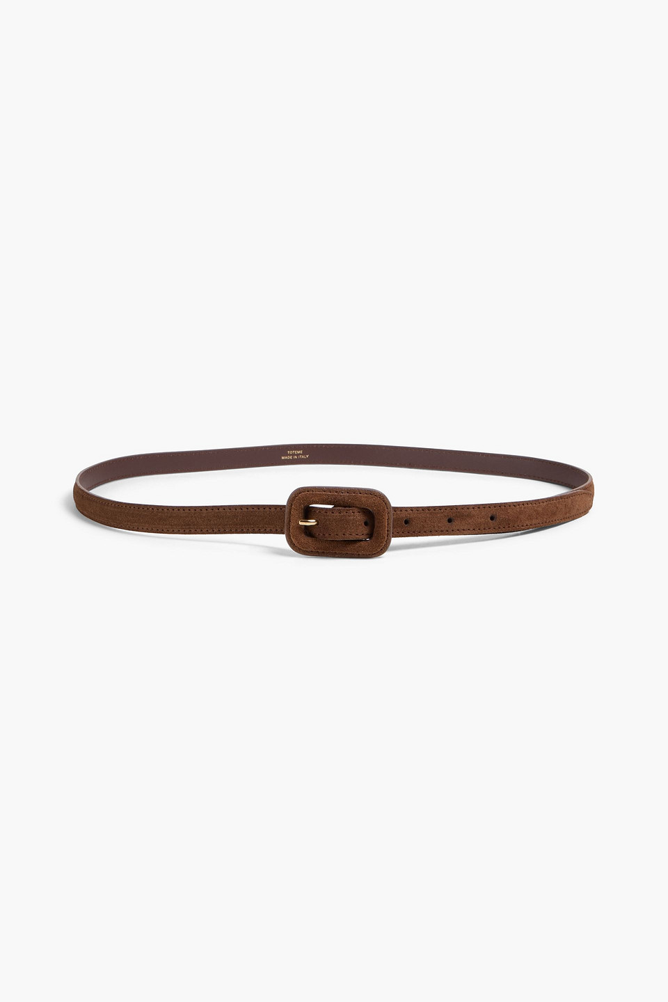 Totême Suede Belt In Brown