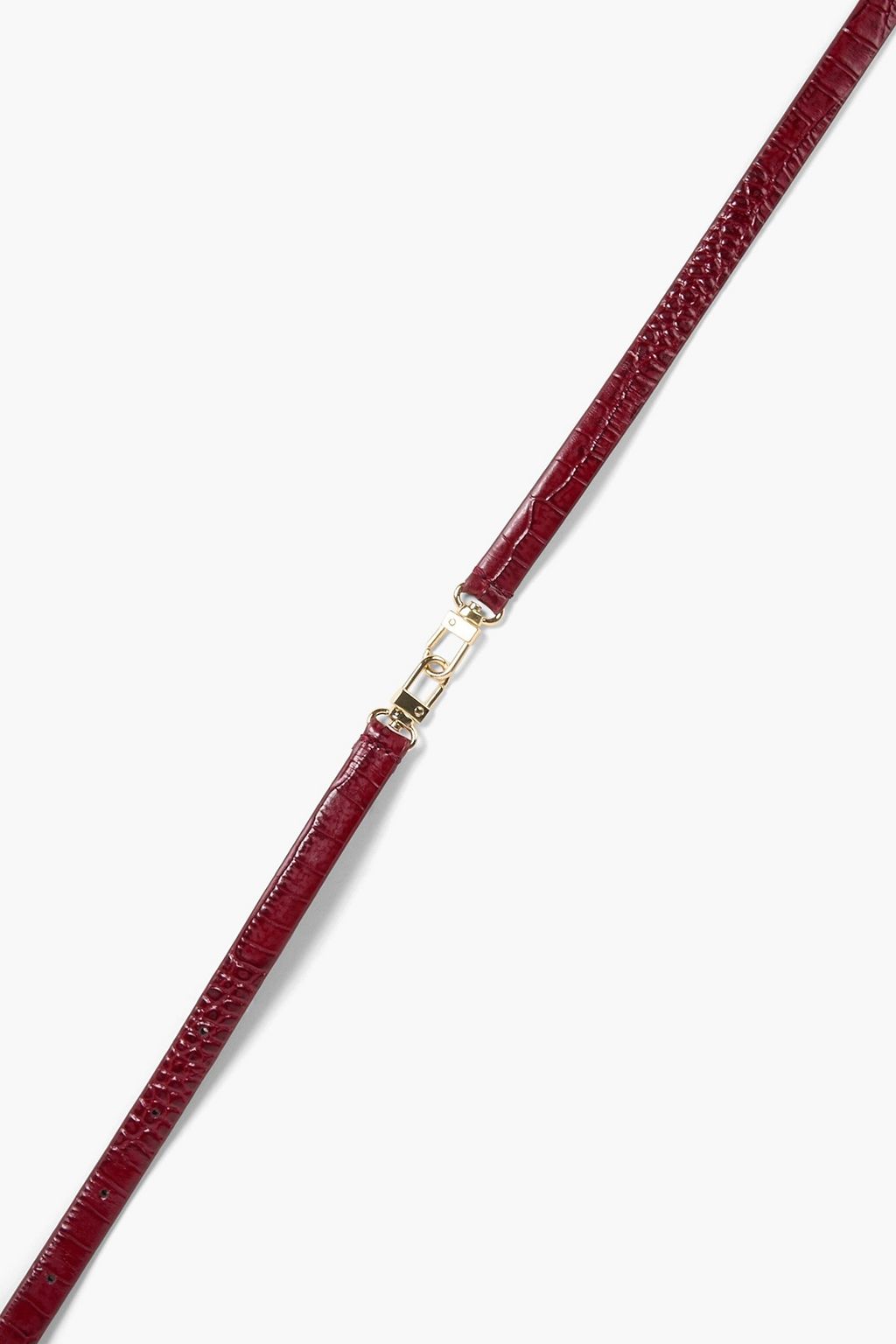 TOTEME Croc-effect leather belt