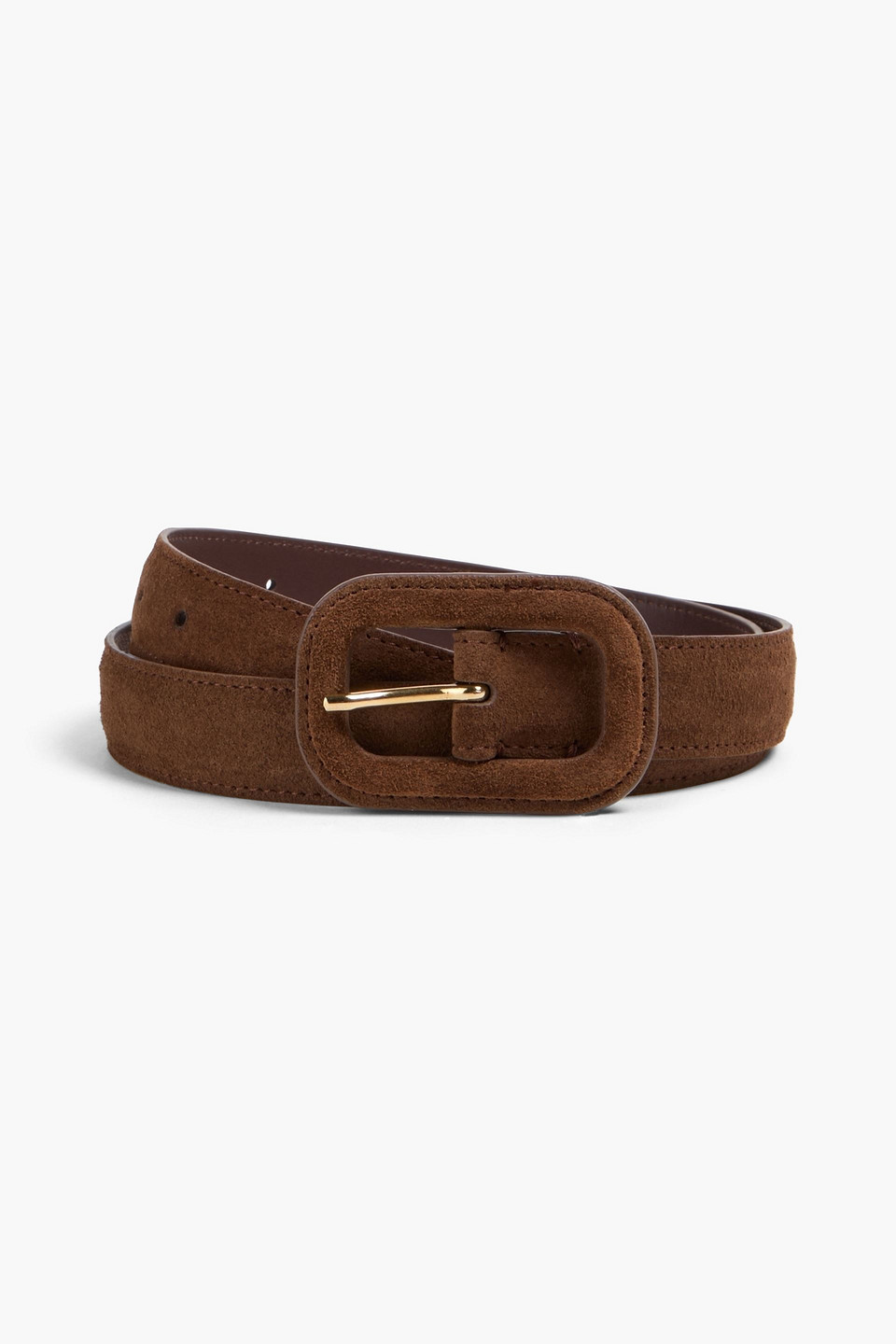 Totême Suede Belt In Brown