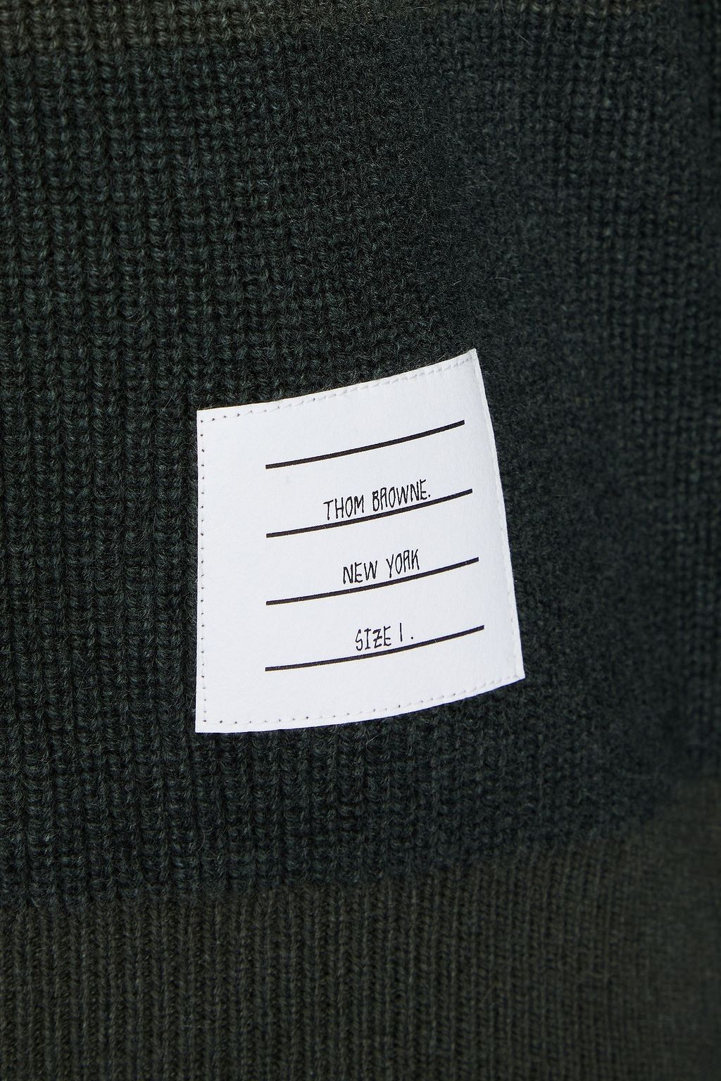 THOM BROWNE Striped cashmere hoodie