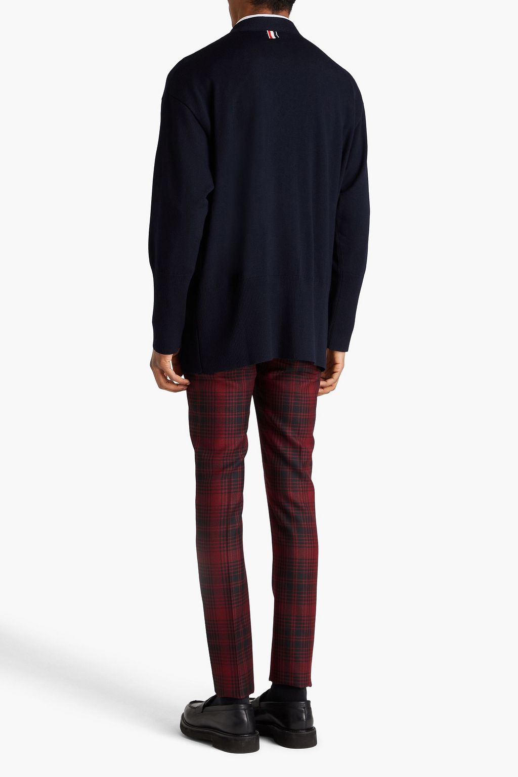 THOM BROWNE Merino wool cardigan