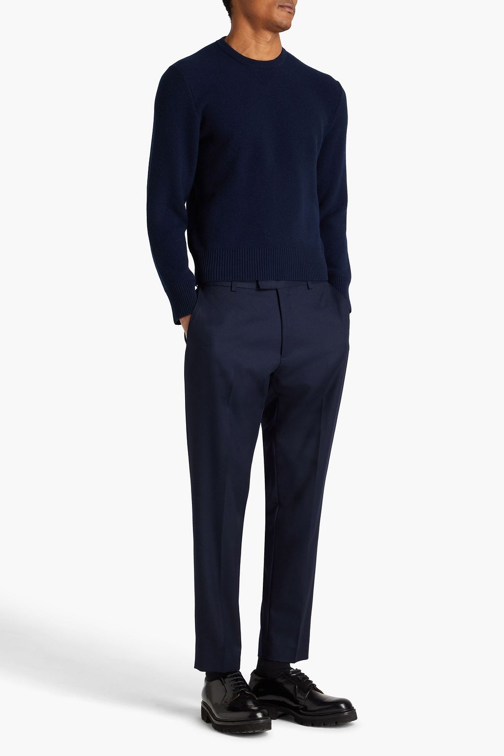 THOM BROWNE Striped wool sweater
