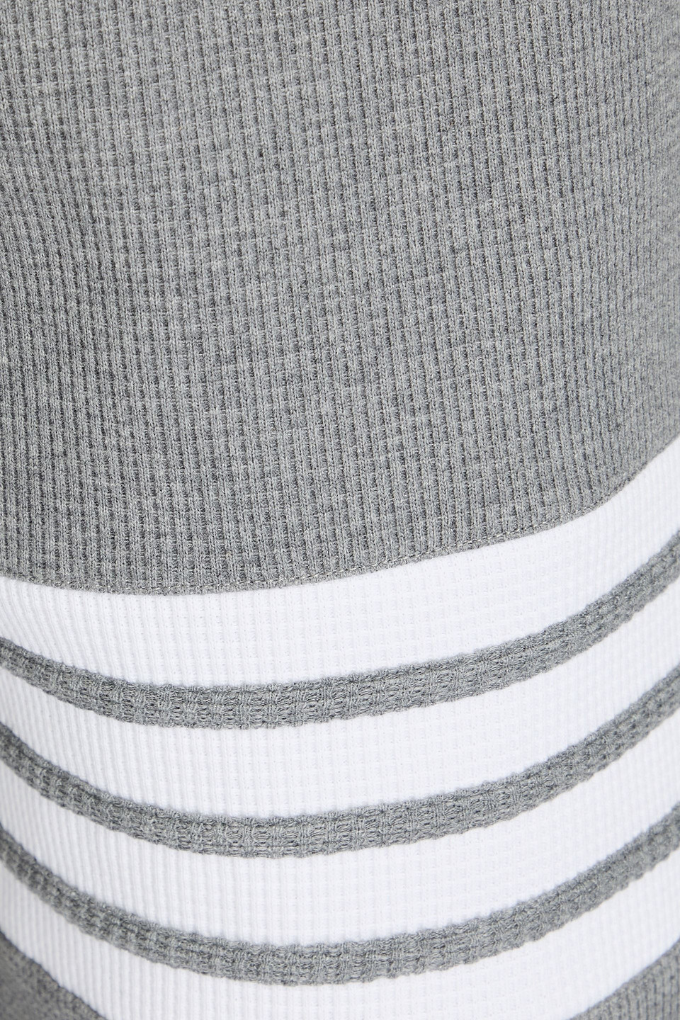 Thom Browne Striped Waffle-knit Cotton Drawstring Shorts