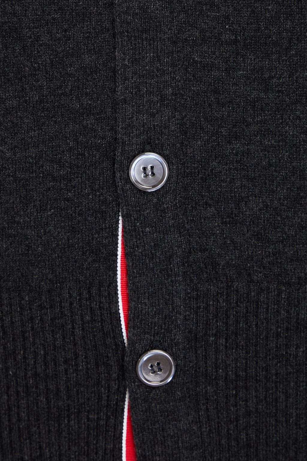 THOM BROWNE Striped cashmere cardigan