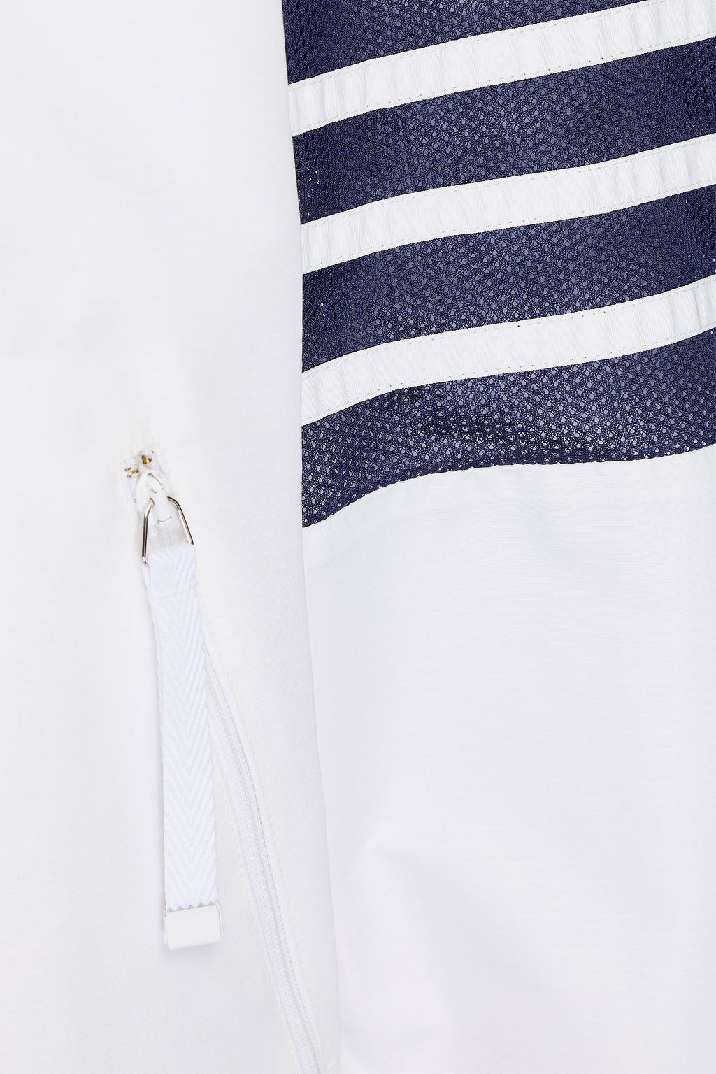 THOM BROWNE Striped ripstop hooded jacket