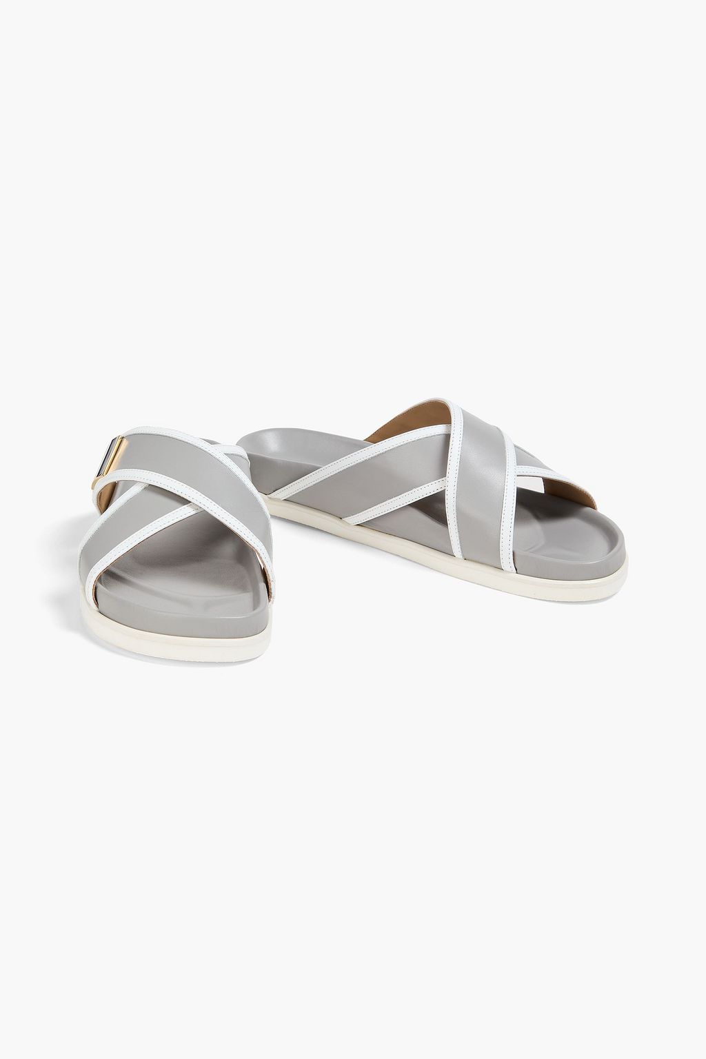 THOM BROWNE Embellished leather sandals