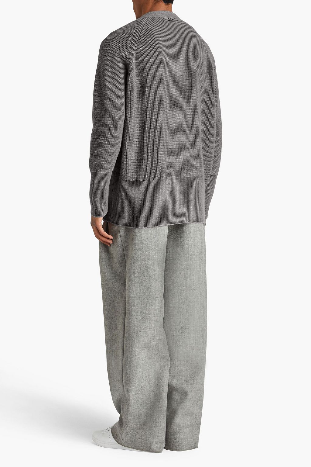 THOM BROWNE كارديغان من الكشمير المضلّع
