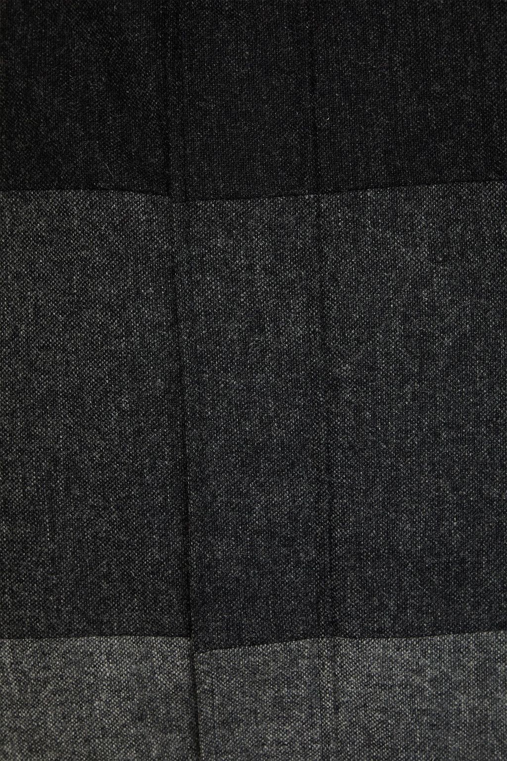 THOM BROWNE Striped wool hooded jacket