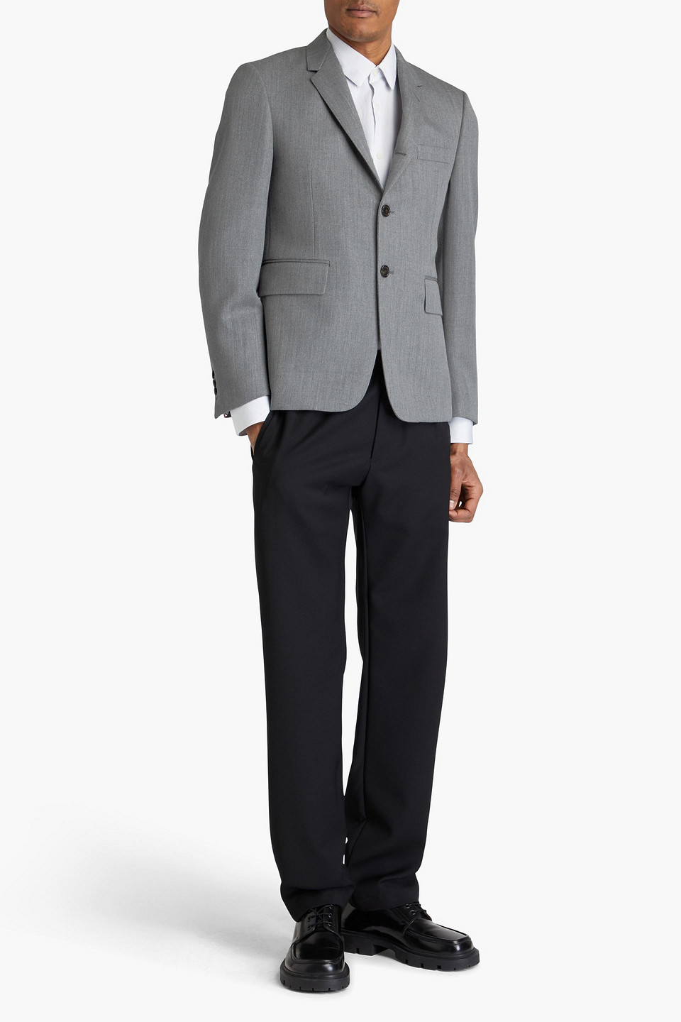  Thom Browne - Wool-twill Blazer - Gray - 4 