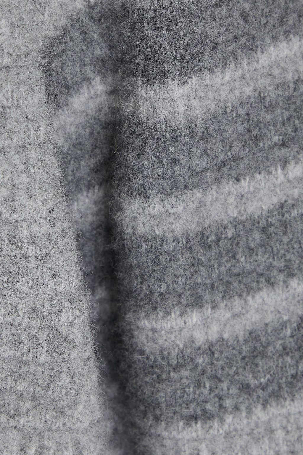 THOM BROWNE Waffle-knit wool and cashmere-blend zip-up hoodie