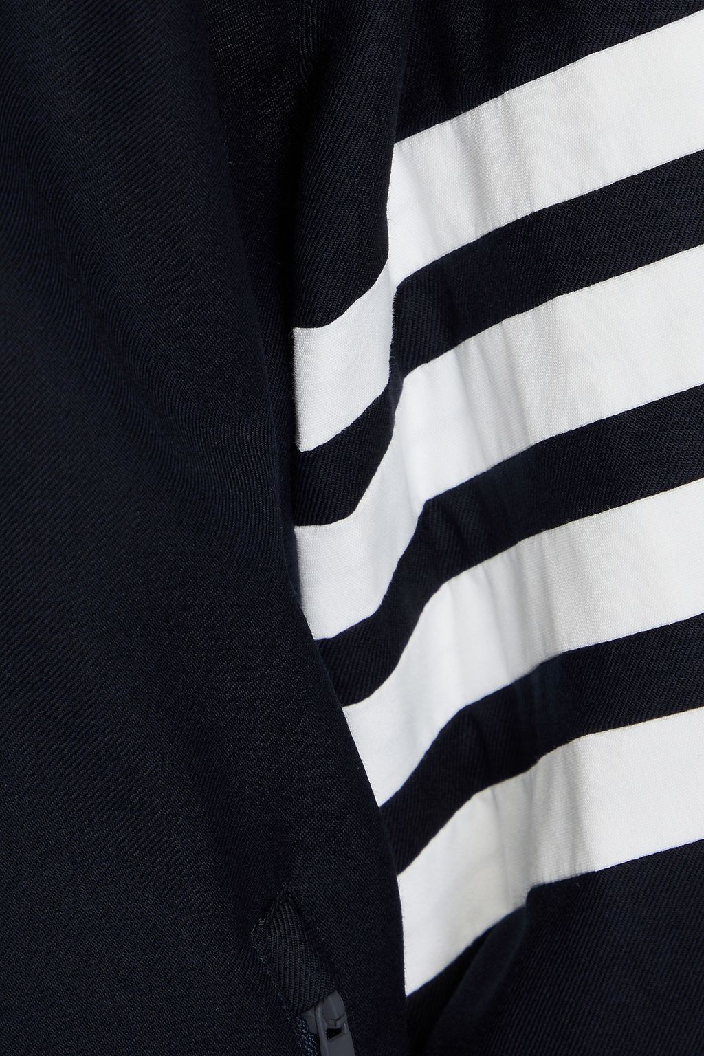 THOM BROWNE Striped wool-twill jacket