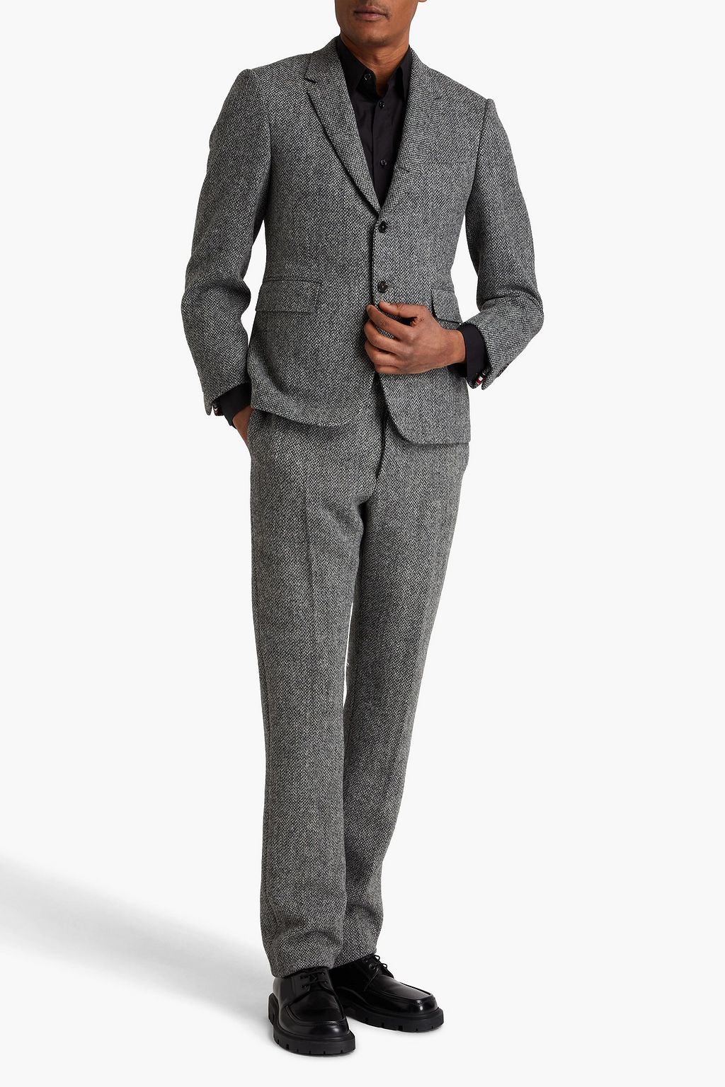 THOM BROWNE بدلة من صوف التويد