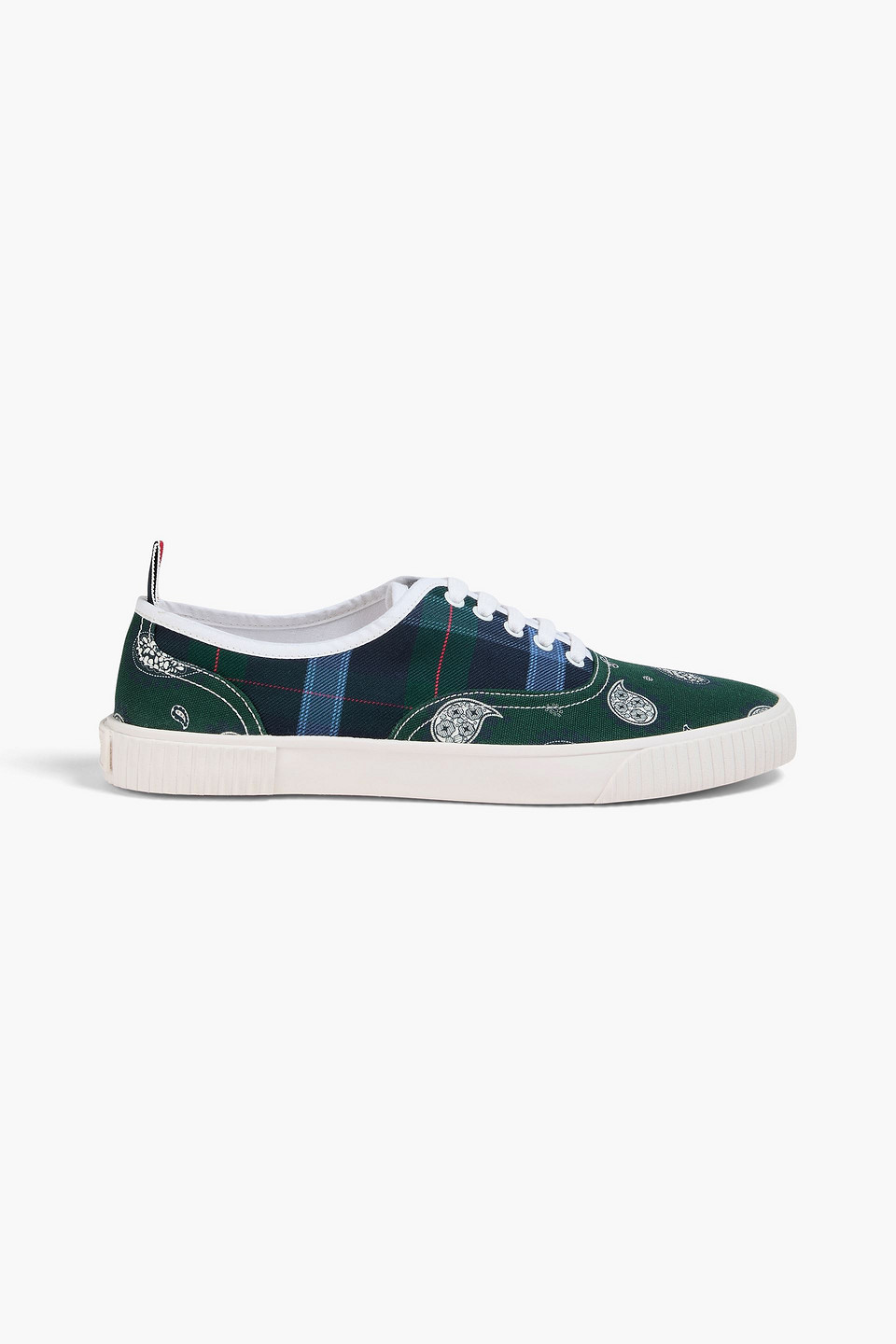 Heritage printed canvas sneakers