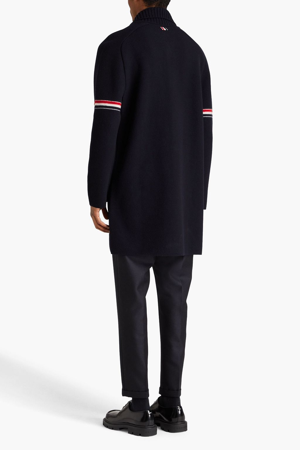 THOM BROWNE Wool-blend coat