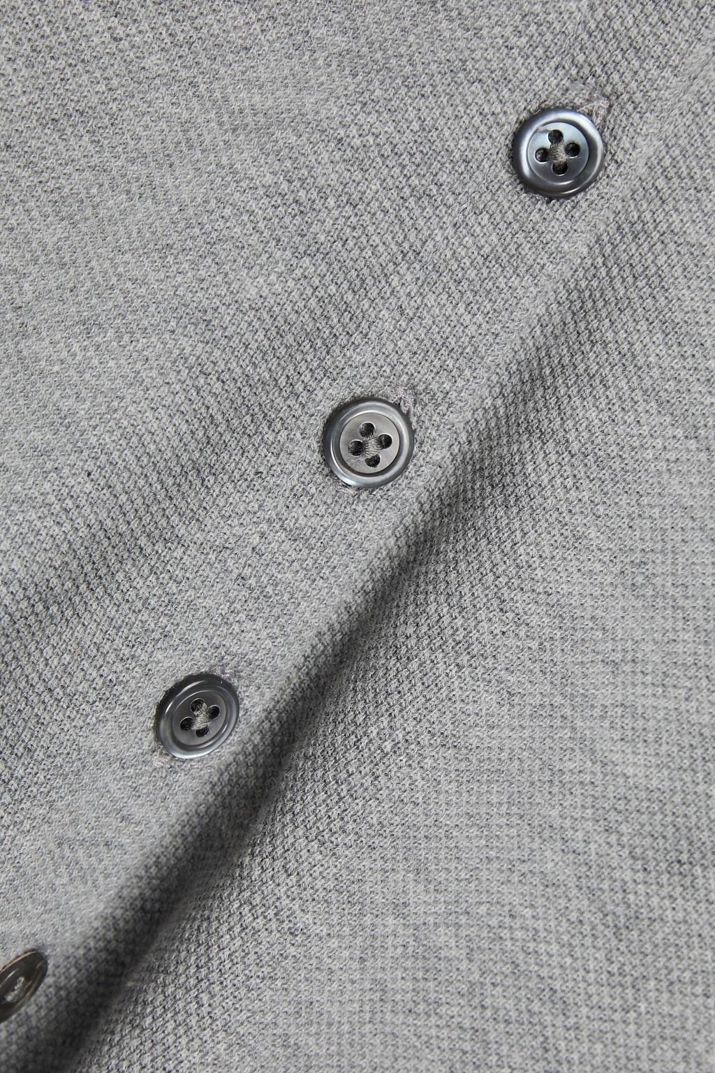 THOM BROWNE قميص بولو من قطن بيكيه