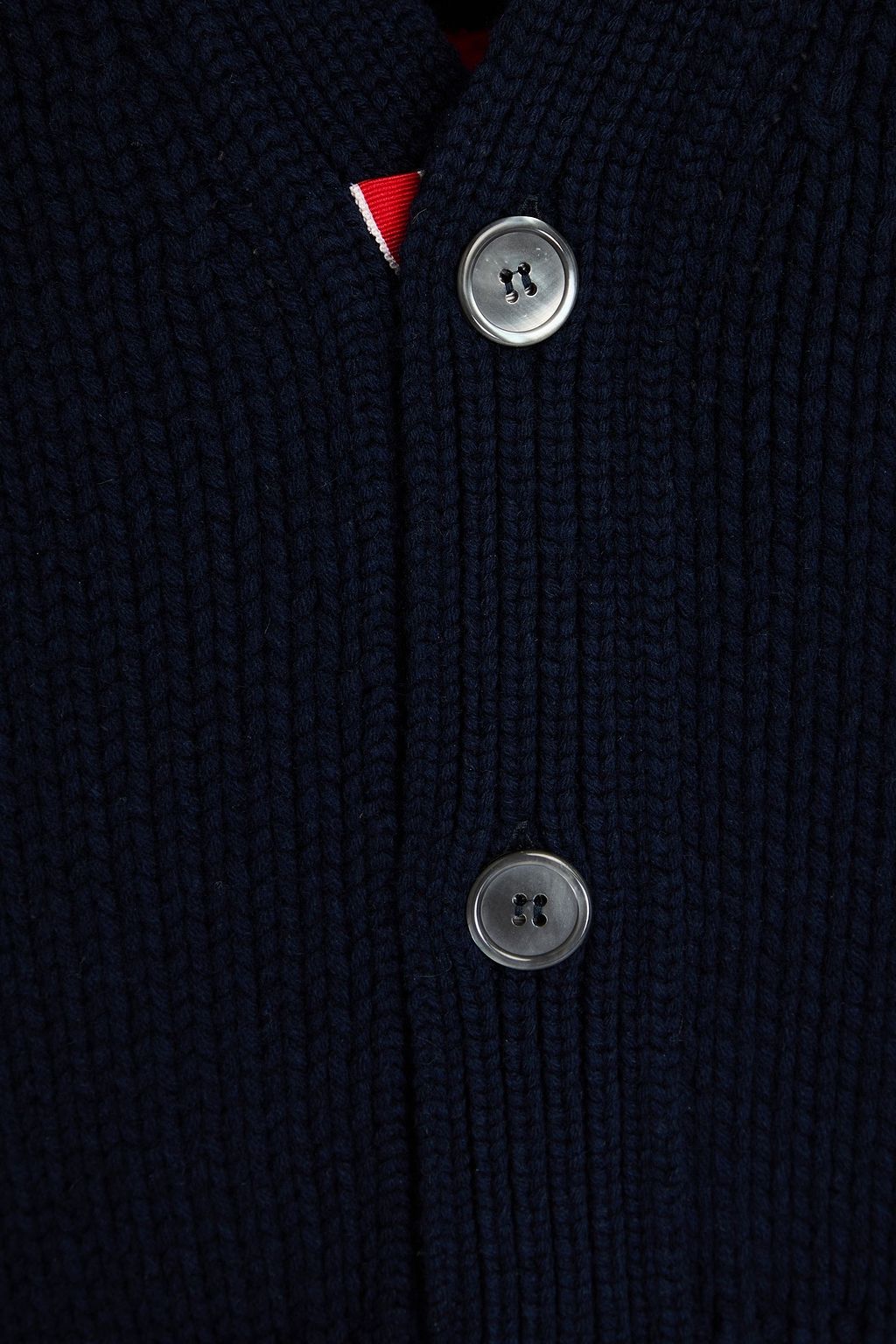 THOM BROWNE كارديغان من الكشمير محبوك بحبكة إنتارسيا