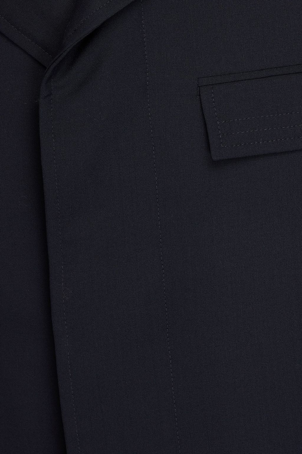 THOM BROWNE Striped wool coat