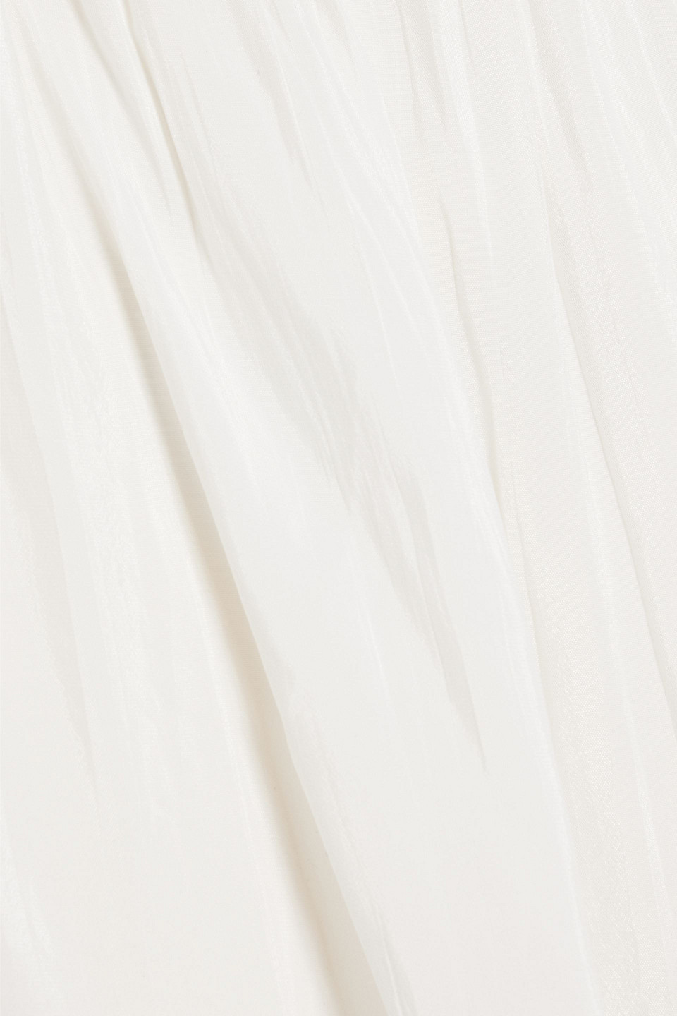 Solid & Striped The Sarai Crepe De Chine Maxi Slip Dress In Ecru
