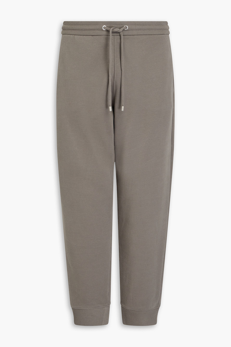 Giorgio Armani - Cotton-blend fleece sweatpants - Neutral - IT 54