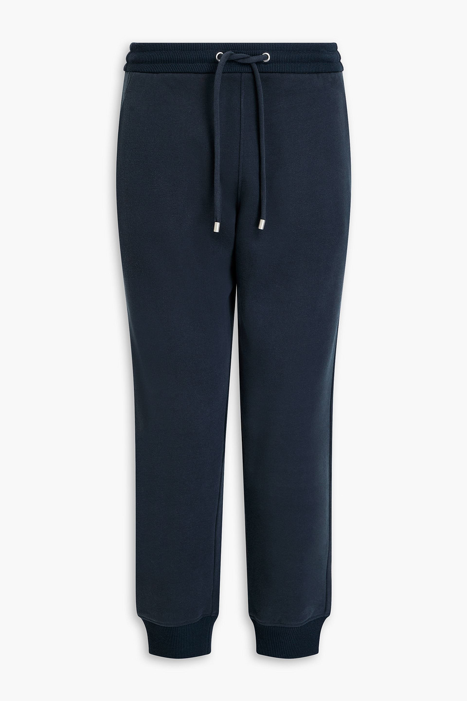 Giorgio Armani - Cotton-blend fleece sweatpants - Blue - IT 52