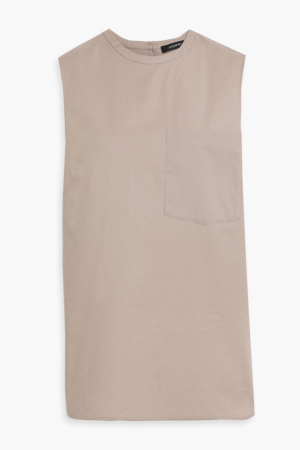 A.EMERY - Wolfe cotton-poplin top - Neutral - S/M