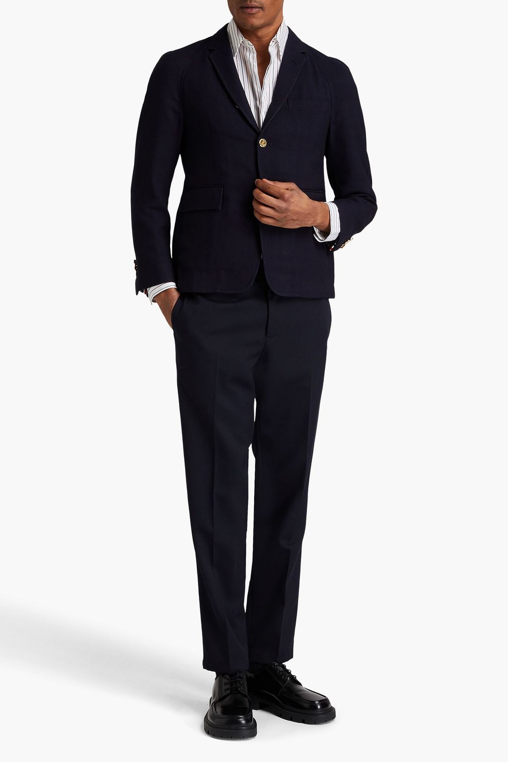 THOM BROWNE بليزر من قماش الكريب