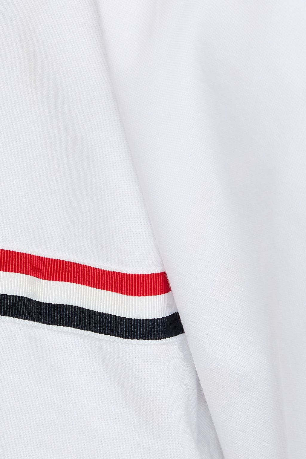THOM BROWNE Hemd aus Baumwoll-Oxford mit Streifen