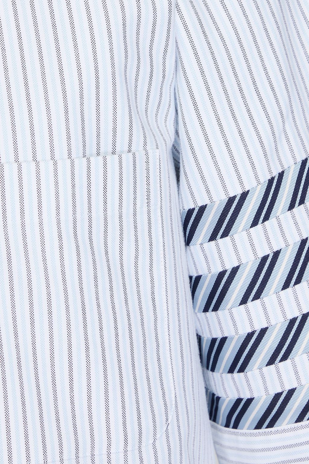 THOM BROWNE Hemd aus Baumwoll-Oxford mit Streifen