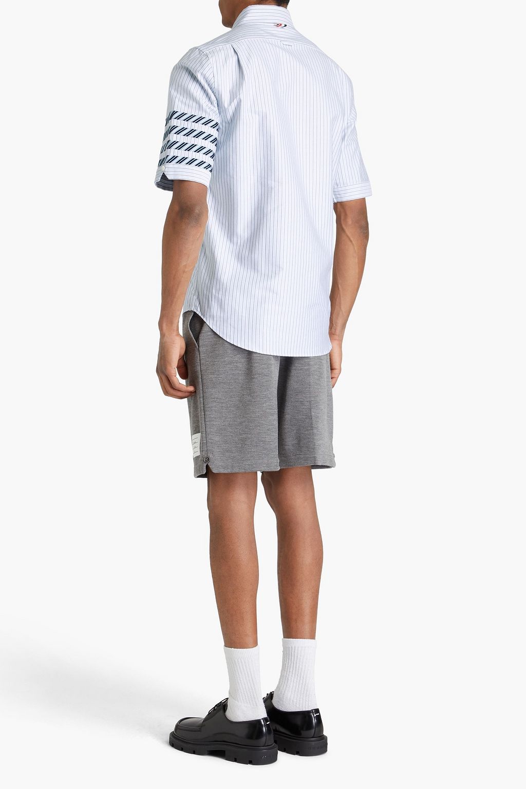 THOM BROWNE Hemd aus Baumwoll-Oxford mit Streifen