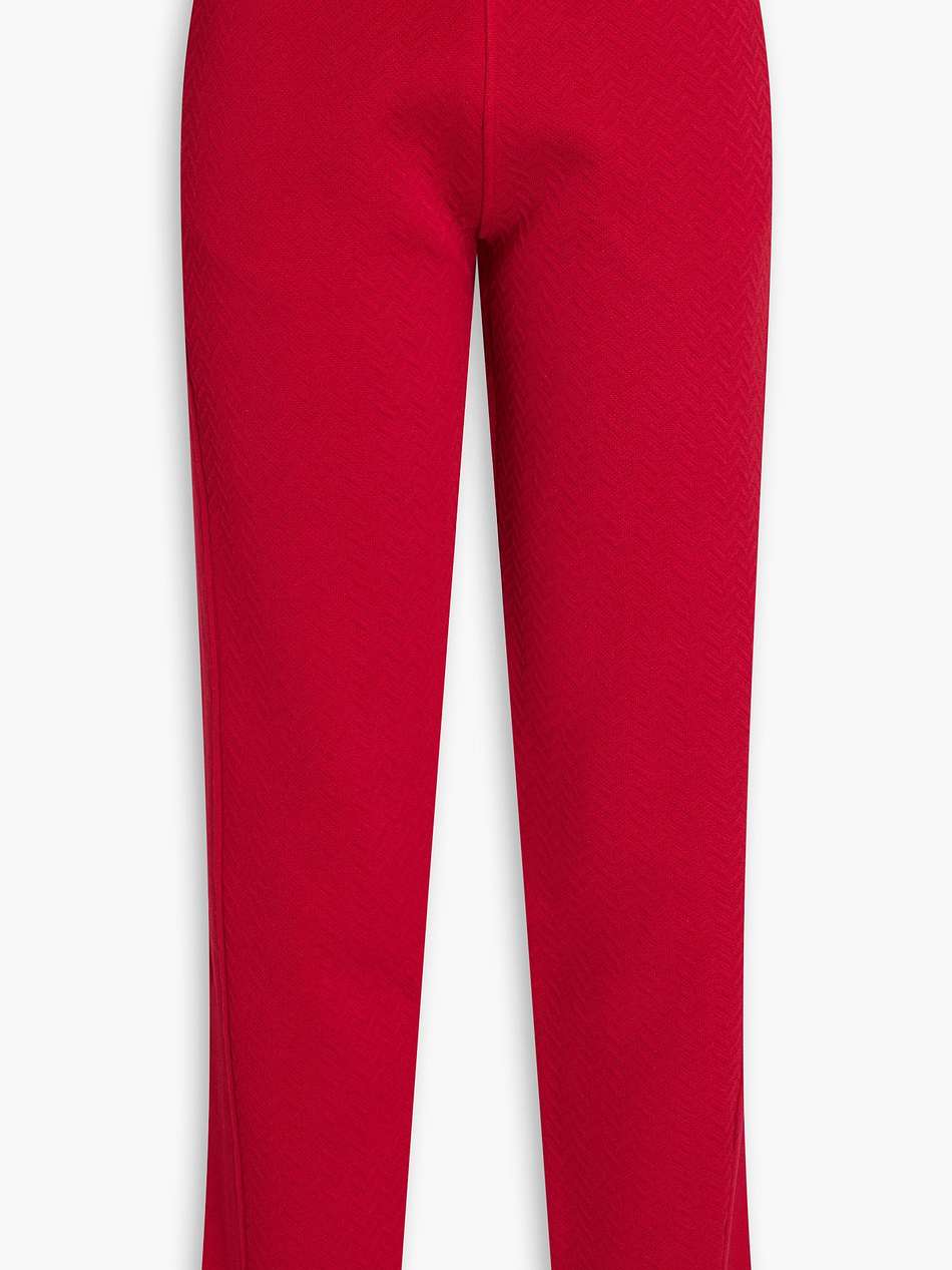 cotton-blend track pants