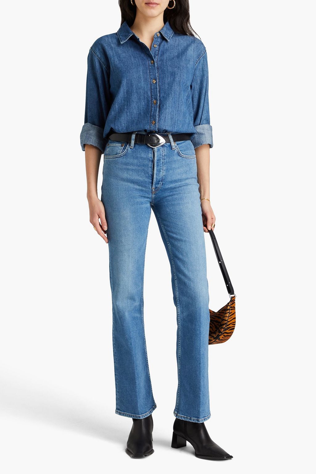 RE/DONE 70s high-rise bootcut jeans
