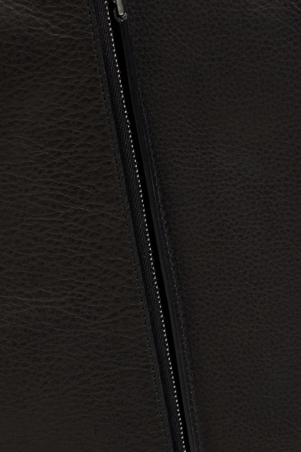 RICK OWENS Pebbled-leather laptop case