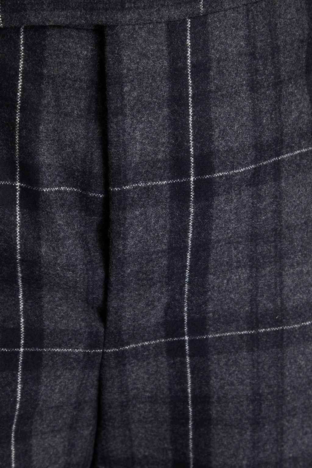 THOM BROWNE Fit 1 checked wool and cashmere-blend flannel pants
