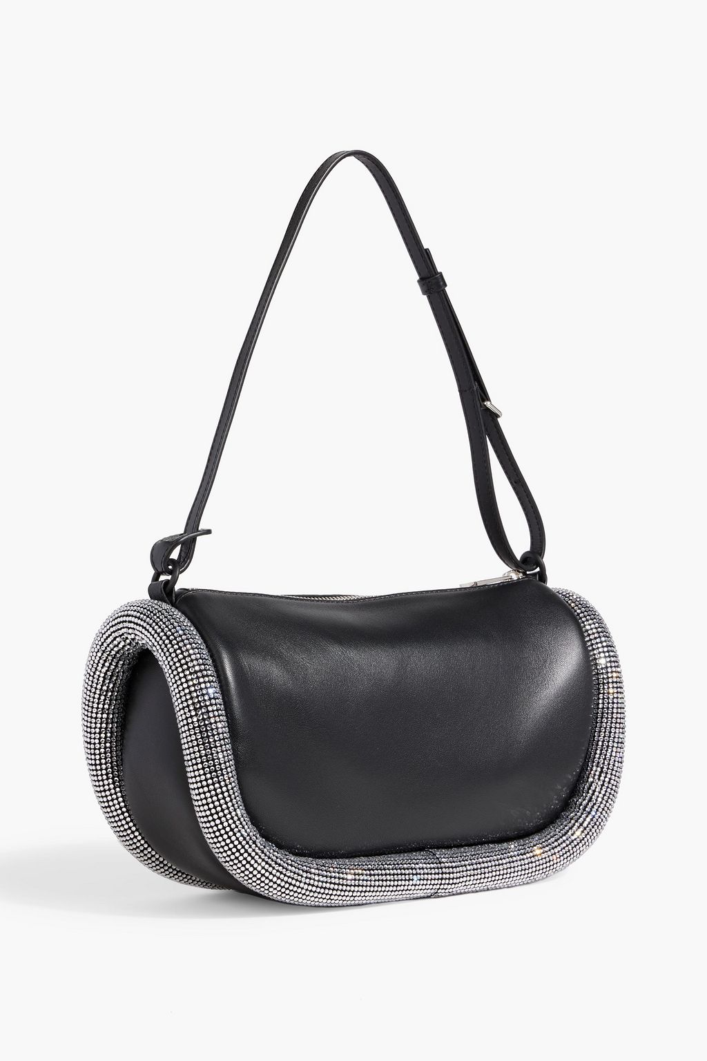 JW ANDERSON Bumper crystal-embellished leather shoulder bag