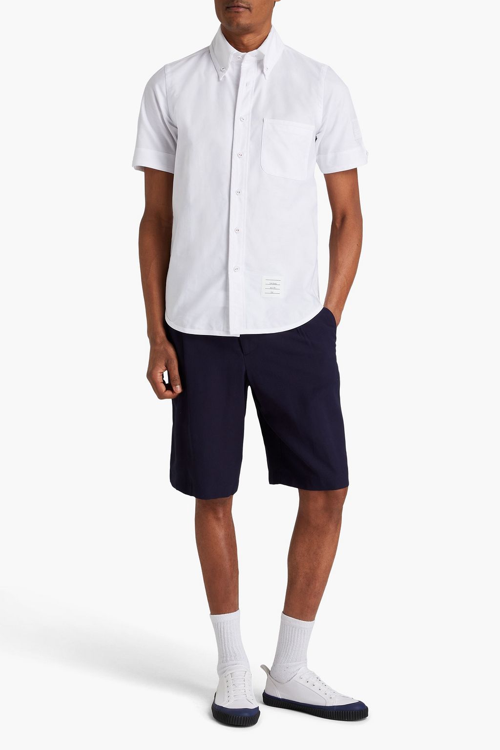 THOM BROWNE Hemd aus Baumwoll-Oxford