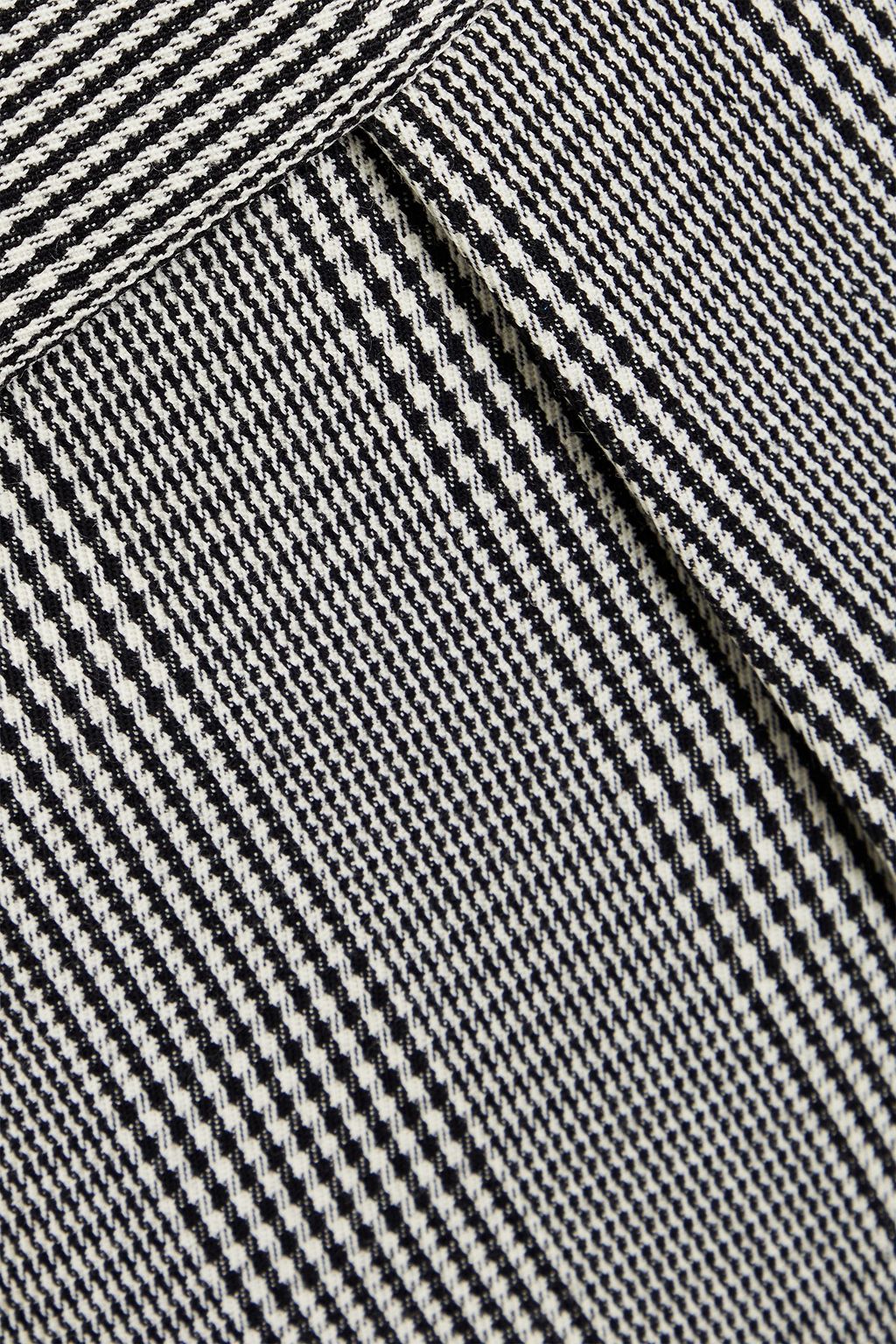 THOM BROWNE Prince of Wales checked wool-tweed pants