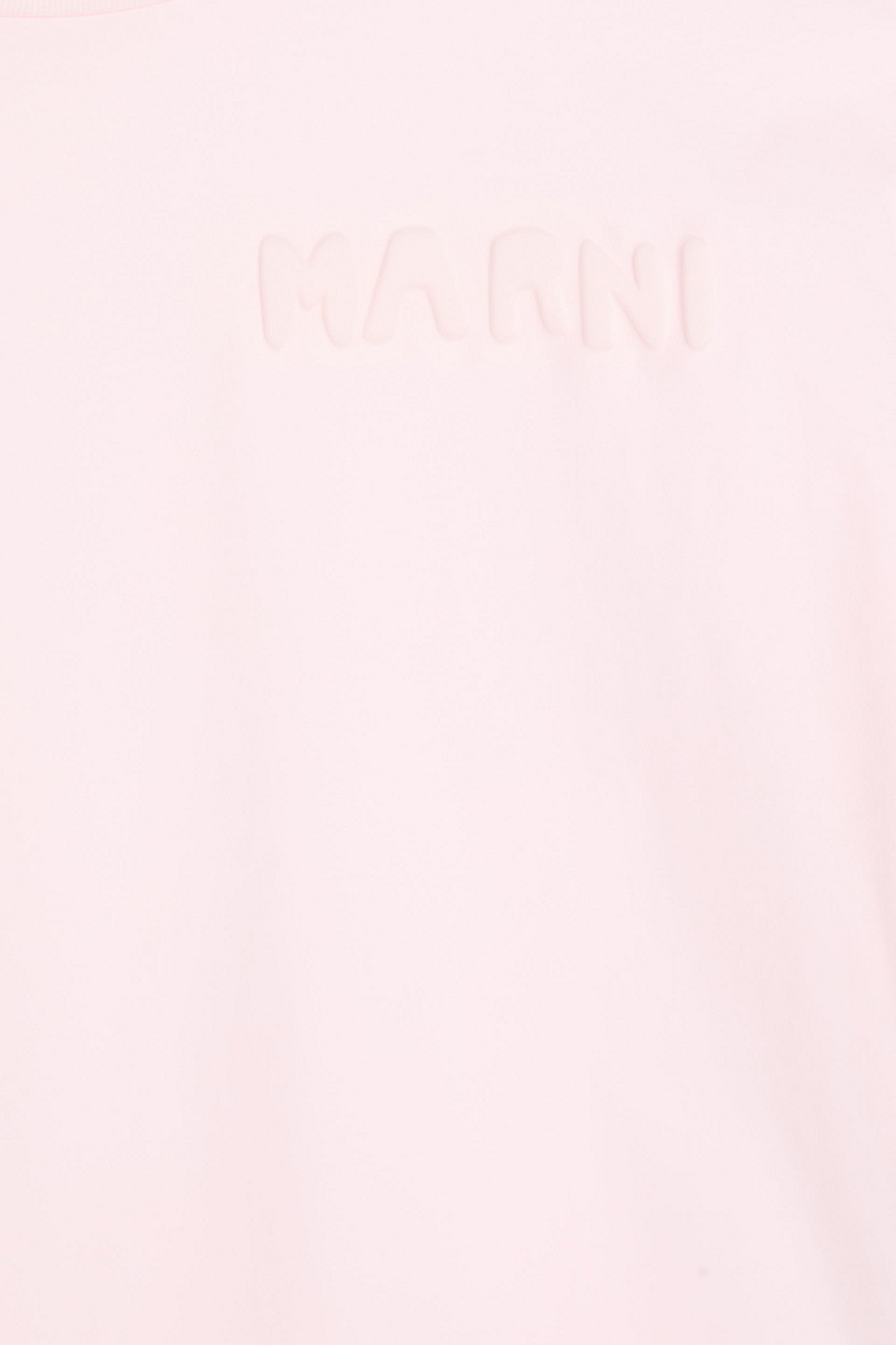 Marni Zweifarbiges T-shirt Aus Baumwoll-jersey In Pink