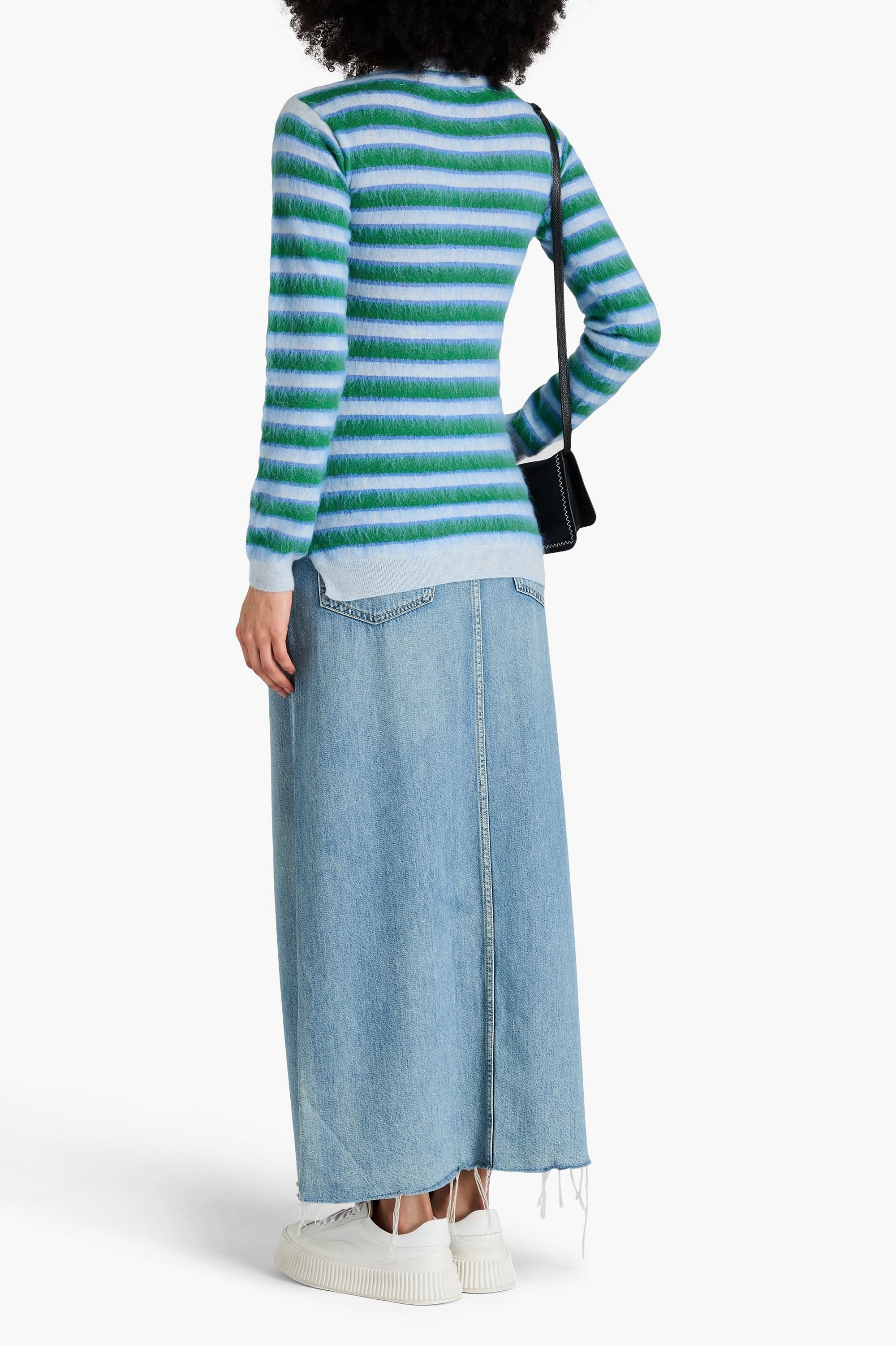 Marni Striped brushed wool sweater thumbnail