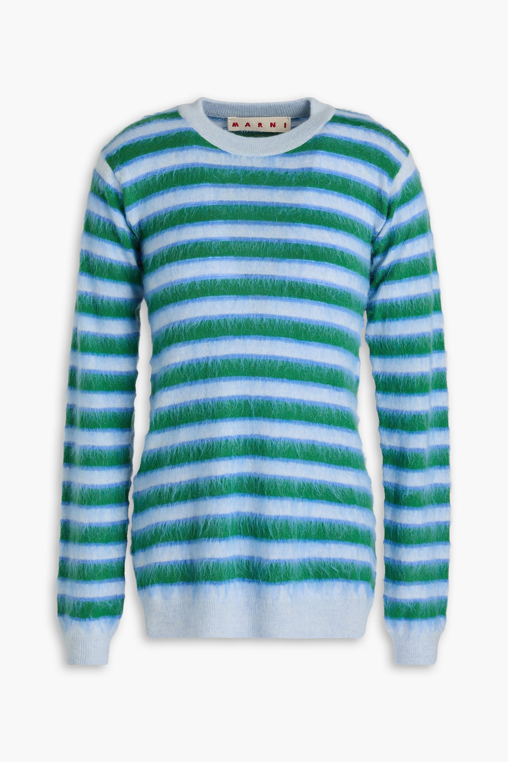Marni Striped brushed wool sweater thumbnail