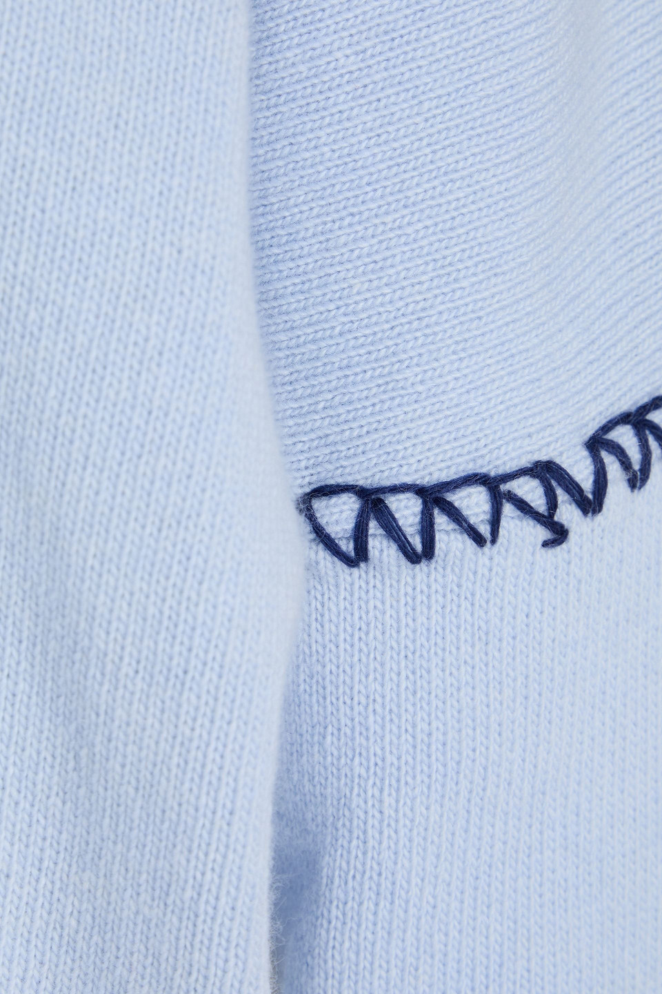 Marni Pullover Aus Einer Woll-kaschmirmischung Mit Stickereien In Himmelblau