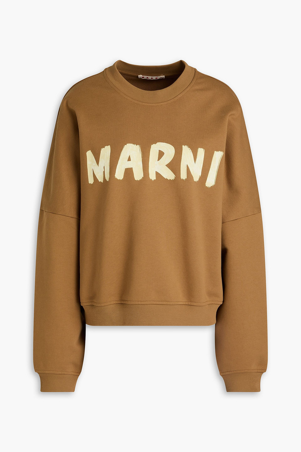 Oversized logo-print French cotton-terry sweatshirt