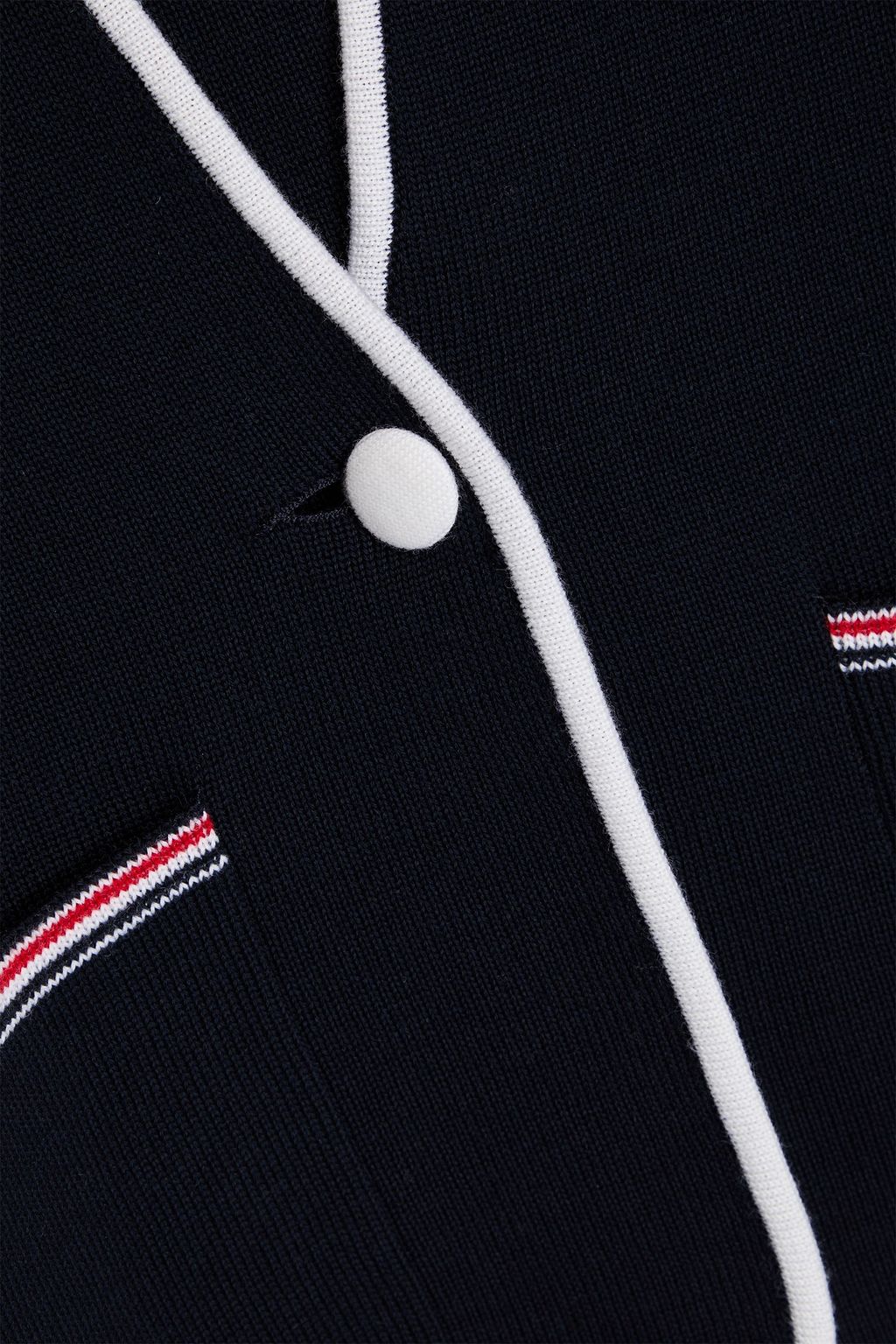 THOM BROWNE بليزر من نسيج مصنوع من مزيج الصوف