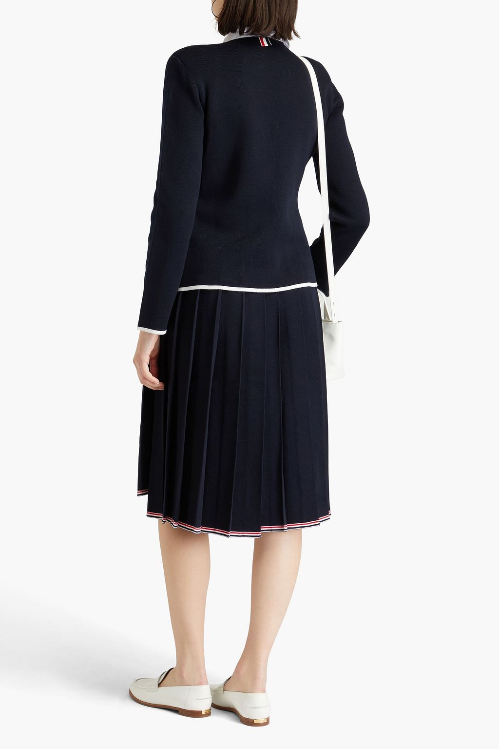 THOM BROWNE بليزر من نسيج مصنوع من مزيج الصوف