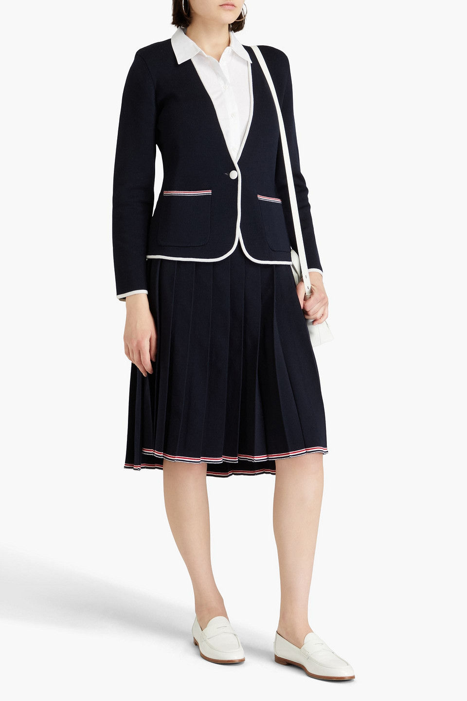 Thom Browne Women's Single-breasted Jacket In Marineblau