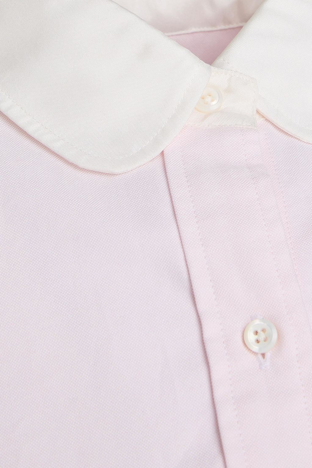 THOM BROWNE Cropped cotton Oxford shirt