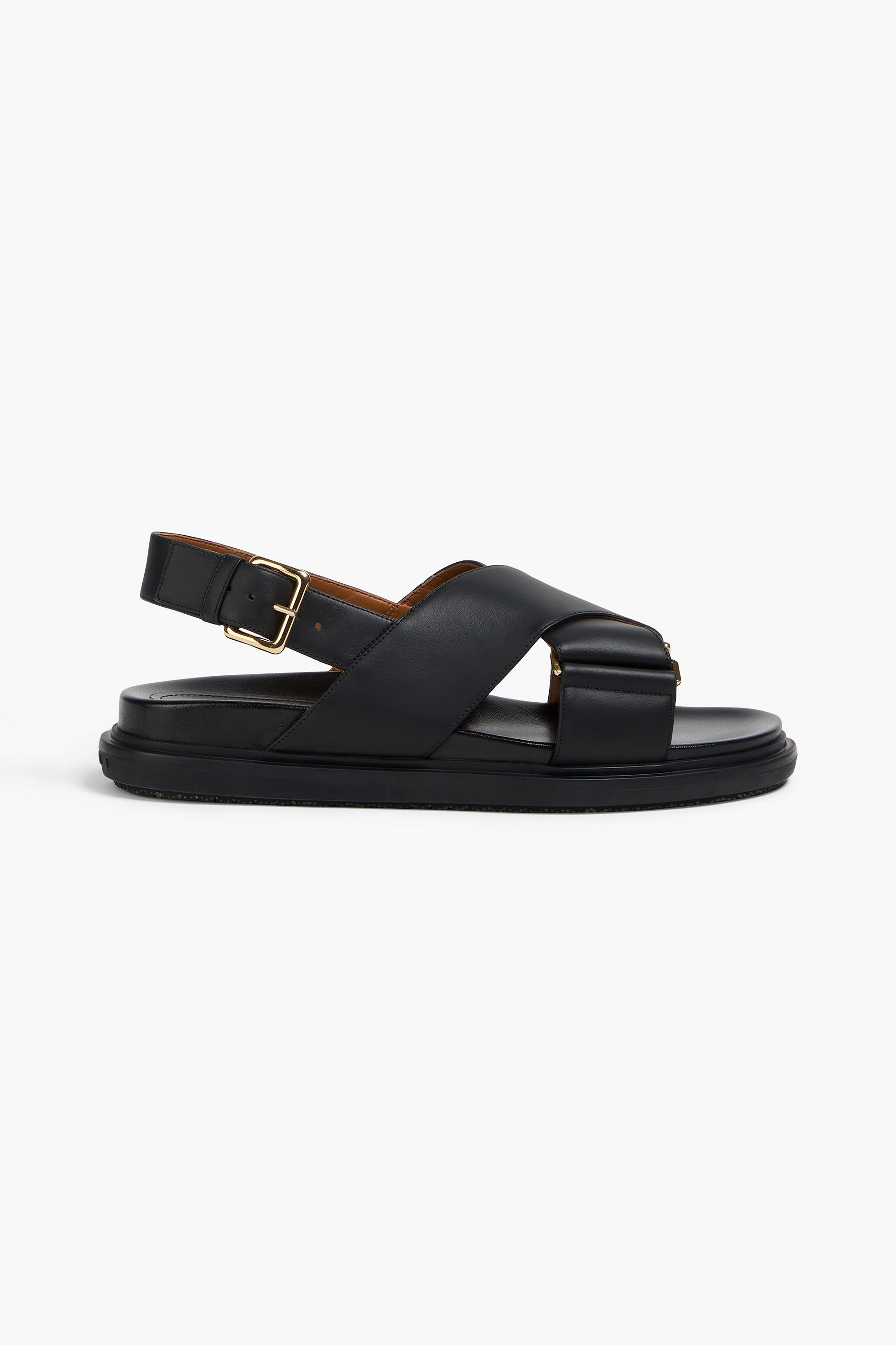 Marni Fussbett leather slingback sandals