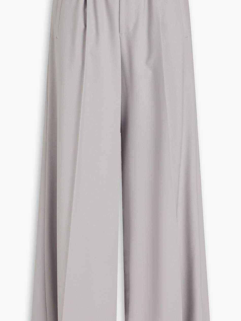wool wide-leg pants