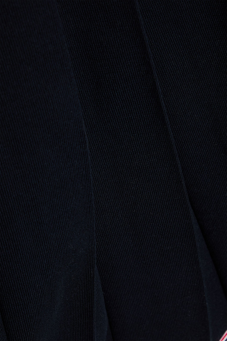 Thom Browne Asymmetric Hem Midi Pleated Skirt In Navy