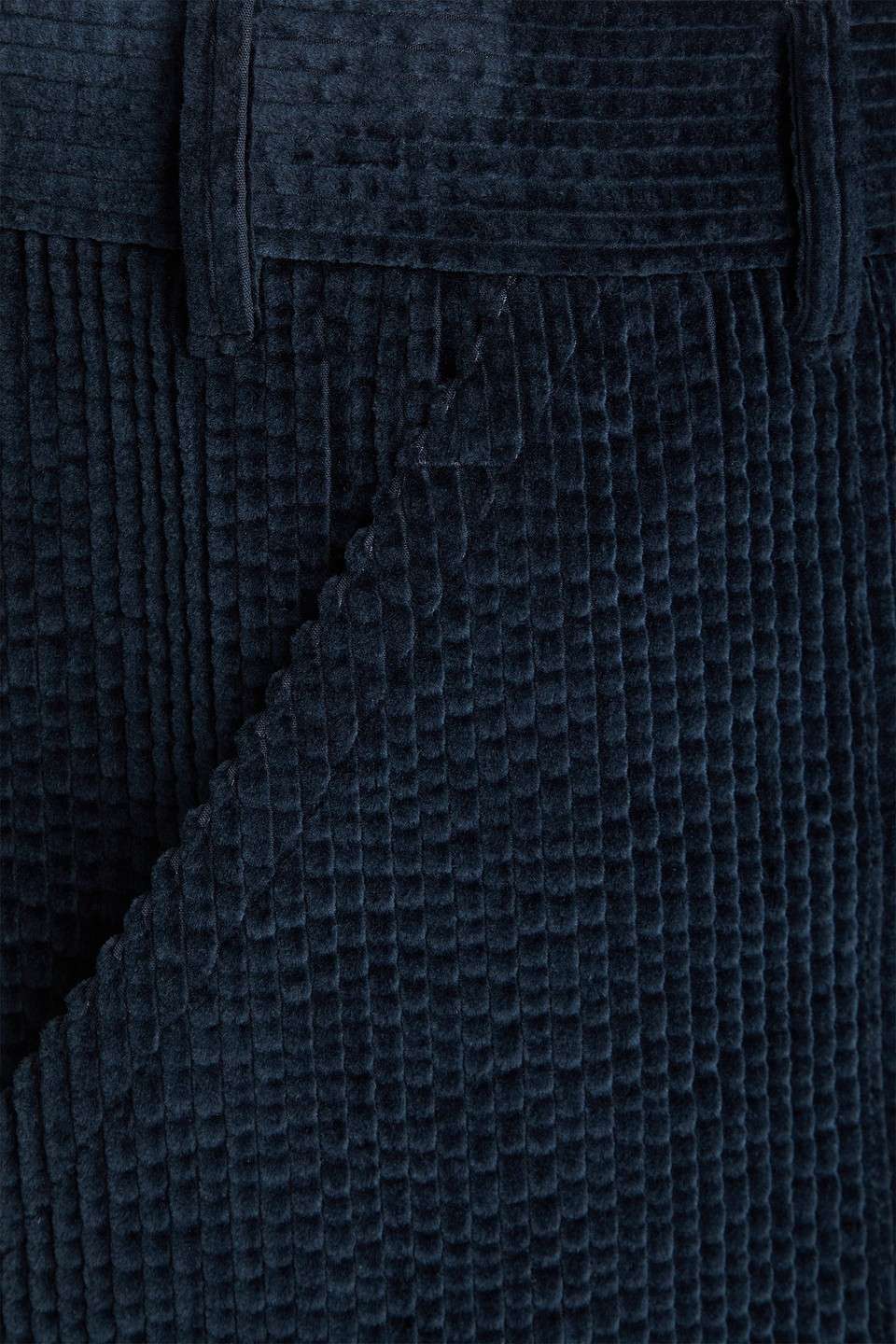 GIORGIO ARMANI COTTON-BLEND CORDUROY PANTS