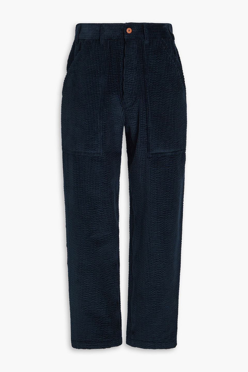 GIORGIO ARMANI COTTON-BLEND CORDUROY PANTS